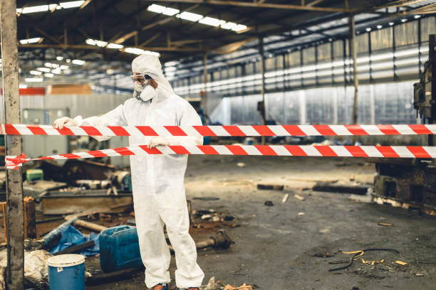 Professional Crime Scene Cleanup technician working in Fennville, MI